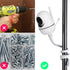 iTODOS Baby Monitor Mount Compatible with HelloBaby HB65/HB66/HB248, ANMEATE SM935E, Versatile Twist Mount - White