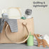 Portable Diaper Changing Pad-Quilted Thicker Waterproof Changing Pad-Change Pad Liner Bed Pad Play Mat-Travel Diaper