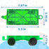 Magnetic Tiles Cars Construction Set - 4 PCS Educational Magnetic Building Blocks for Kids 3+