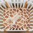 CHUROUSY 28x52 Inch Giraffe Print Crib Sheets for Boys Girl Giraffe Spots Zoo Safari Brown Animal Fitted Mattress Cover