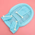 Comfortable Adjustable Bath Seat - Blue with Random Button Colors