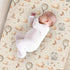 KuphiL10C Girls-16x32 Hot Air Balloon Clouds Birds Baby Changing Pad Cover, Unisex Hot Air Balloon Nursery Diaper