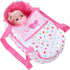12 Inch 36 DONTNO Baby Doll with Bassinet Bed,Reborn Alive Doll Includes Clothes