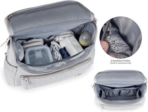 Backpack Backpack Lmbabter Diaper Bag Convertible Messenger Bag Travel Maternity Bags Stylish Baby Bag with Changing