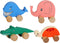 TOWO Wooden Cars for Toddlers, Animals on Wheels, Sensory Grasping Motor Skill Toy for Babies 12 Months+