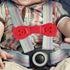Anti Escape Baby Harness Chest Clip - Red (2 Pack), Prevents Kids from Taking Arms Out of Car Seat