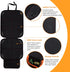 SMART ELF Car Seat Protector, Large Auto Protector for Child Seats with Thickest Padding and Non-Slip Backing Mesh