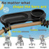 Universal Snack Tray for Stroller, Cup Holder Tray with Flexible Silicone Arm Gripper, Stays in Place Tray Attachment