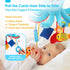 0-6 4 hahaland Baby Toys Months - Car Seat Toys Octopus Toy with Pulling Cords, Squeaky, Crinkle, Rattle, Mirror