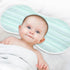 decor gift 4 Pack 22x11in Cotton Newborns Burp Cloths Soft Touch Blue-Green Stripes Baby Cloth for Babies Girls