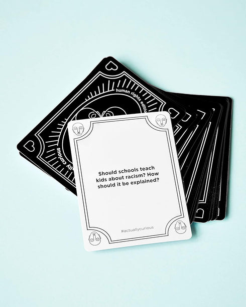 Human Rights Edition! Adult & Close Friends Conversation Cards - 52 Questions for Critical Thinking and Understanding