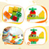 116 3 Creative Building Blocks - Pieces Large-Size Blocks, Build Train Animal, Ideal STEM Toy for Year Old Kids