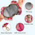 Valentines Gift Round Pacifier Storage Case with Zipper, Portable Pacifier Case for Travel, Diaper Bag & Purse