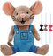 Please Give Mouse Cook.ies, Adorable Small Mouse Stuffed Animal Plush with Clothes, 9.5 Inches
