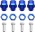 4Pack Share Goo Metal Wheel Hex Drive Hub Adapter Conversion, 12mm to 17mm, 15mm Offset Extension Compatible with