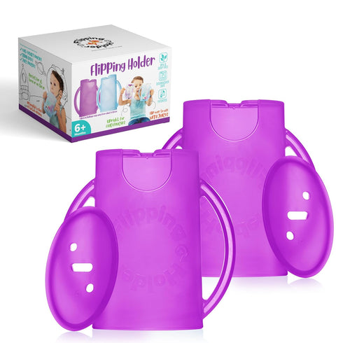 Squeeze Proof Food Pouch Holder for Toddlers, Mess Free Juice Box & Applesauce Snack Holder