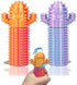 Deiviko 2Pcs Little Ouchies Fidget, Cactus Pain Stim Fidget Toy, Rotating Spiky Grippie