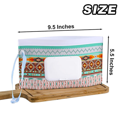 4 Pack Reusable Wipes Pouch Portable Wipes Dispenser Refillable Wipes Container Lightweight Travel Wipes Case Baby