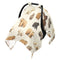 Mazeann Vintage Bears Cute Car Seat Cover Baby Breathable Soft Infant Carseat Covers