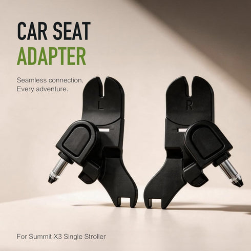 KPY Summit X3 2/Air Baby Jogger Car Seat Adapter for Stroller (Single Seat) - NOT Compatible with Double, Fits City Go