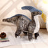 Dinosaur Plush Toy - 16" Parasaurolophus Stuffed Animal, Soft Fluffy Friend Hugging Cushion