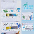 4 Closet WERNNSAI Dinosaur Over Door Hanging Organizer - Behind Door Storage with Clear Window Pockets for Baby Boys