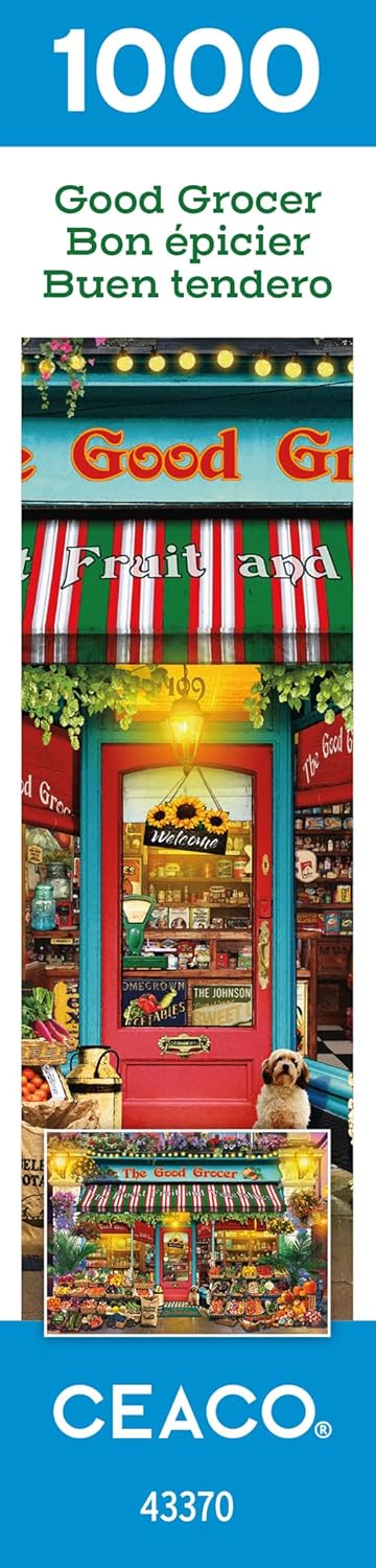 Ceaco - Good Grocer - Shop Windows 1000 Piece Jigsaw Puzzle by Gary Walton