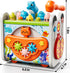 XINNOVEL 6-in-1 3 Hammering 2+ Montessori Toys for Year Old, Pounding Toy with Xylophone, Number Maze, Spinning Gear