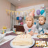 Fitoyplak 40Pcs Set 20 Construction Plates and Napkins Construction Birthday Decorations Disposable Tableware Paper