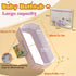NARUNING Baby Foldable Children's Bathtub, Portable Non-Slip Shower Tray for Kids, Toddler Bath Tub with Drain Plug