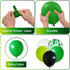 Green Black and White Balloons - 60 PCS Set with Confetti Balloons for Video Game Football Theme Party