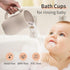Baby Bath Rinse Cup, Bath Cup for rinsing Hair,The Silicone Material is Soft and Safe, a Good Choice for Baby Bath
