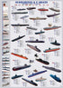 EuroGraphics 1000 Piece Puzzle - Submarines and U Boats