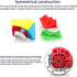 Qidi Speed Cube 2x2 - Stickerless Magic Cube 2x2x2 Puzzles Toys (50mm) - Educational Toy to Improve Concentration