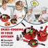 Lehoo Castle Play Kitchen Accessories | Toddler Cooking Set with Pots, Pans, and Utensils for Kids
