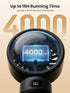 4000mAh 15H), 4 Warmco Portable Stroller Fan, Rechargeable Clip On Fan with Flexible Tripod (Up to Speeds, LED Display