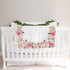 Yokakio 60" 40" Baby Monthly Milestone Blanket Girl, Milestone Blanket for Baby Girl, Track Growth and Age, Newborn
