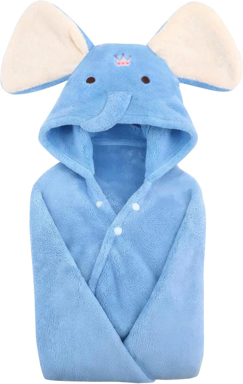 Toddler Bath Towels with Hood Elephant Hooded Towels for kids Ultra Soft