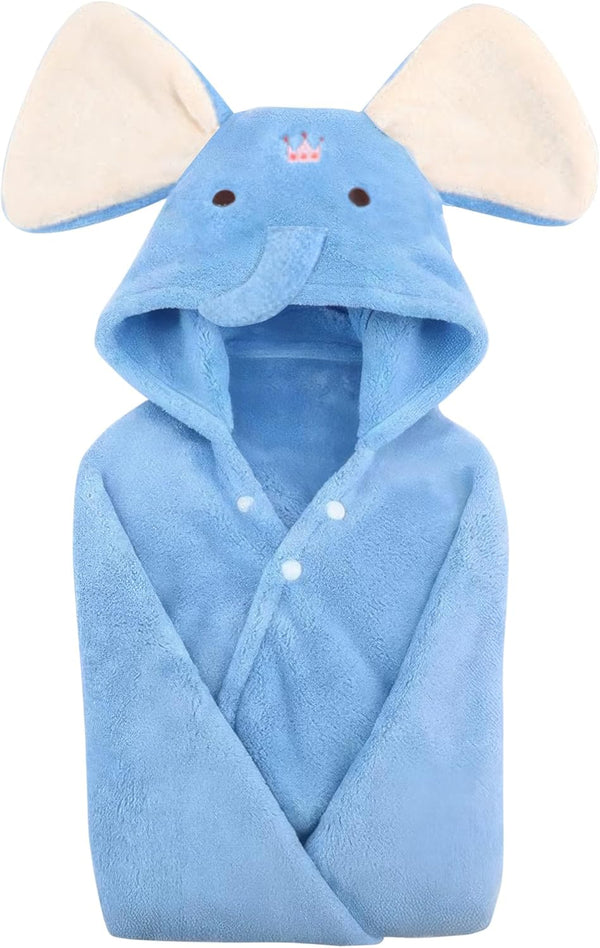 Toddler Bath Towels with Hood Elephant Hooded Towels for kids Ultra Soft