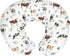 Watercolor Cows Boho Leaves Baby Nursing Pillow Covers for Boy Girl Cow