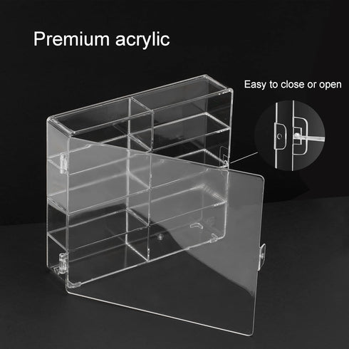 32 KISLANE Acrylic Display Case for Toy Cars & Matchbox Cars - Slots (Extra Large)