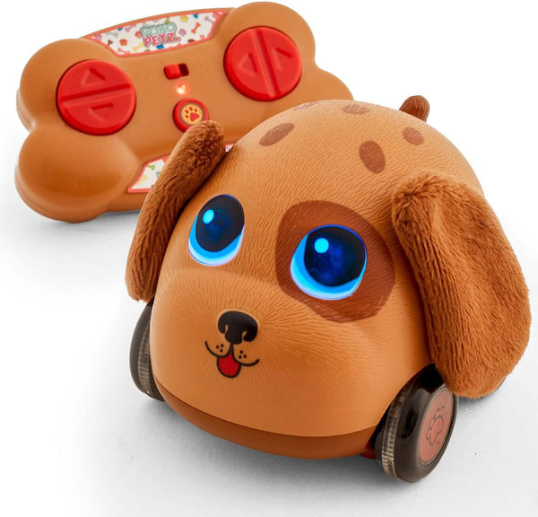 Poko Petz Remote Control Car for Toddlers - Light Up Dog Toys, Singing, Talking Preschool Toys