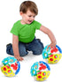 6-12 Months Infant Easy Grip Rattle Ball Toys, Sensory Balls for Newborns to Practice Hand Grip Skills