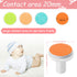 24 Pieces Baby Nail File Pads - Replacement Pads for Electric Baby Nail Trimmer (Pink, Light Blue)