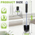 2 Pack Long Handle Bottle Brush, Reusable Water Bottle Cleaner Brush, Flexible Scrub Brush for Water Bottles