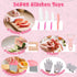 Set Set 27PCS 3-8 Toddler Knife - Kid Safe Knife for Real Cooking, Toddler Kitchen Tools with Knives, Cutting Board