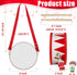 Kids Drum Set - 7.87 in Wooden Toy Drum with Adjustable Strap, Educational Musical Instrument for Toddlers
