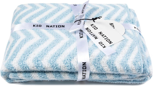 40"X30" Kid Nation Baby Blankets for Girls & Boys - Soft Plush Crib & Stroller Blanket, Newborn to Toddler
