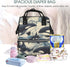 ZSUUGJ Backpack Killer Whale Printed Diaper Bag Baby Bag Multi Function Baby Changing Bags For Travel