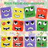 Face Changing Magic Cube Game, Educational Puzzles Toy for Child & Adults, Family Board Games